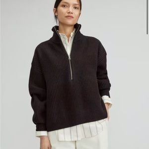 Everlane wool quarter zip